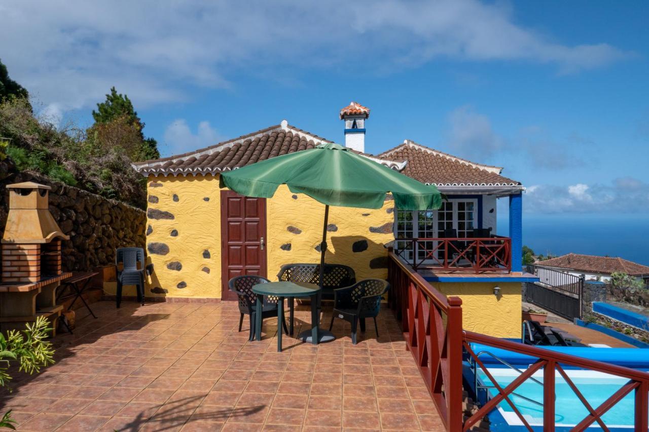 Casa Alba, Casa Rural Con Piscina-Spa Climatizada Hasta 34º Gratuito Y Vistas Al Mar Puntallana Exterior foto