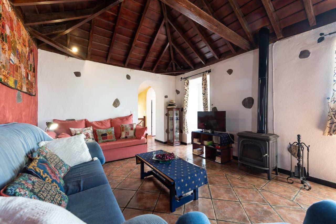 Casa Alba, Casa Rural Con Piscina-Spa Climatizada Hasta 34º Gratuito Y Vistas Al Mar Puntallana Exterior foto